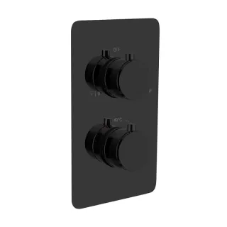 Встраиваемый смеситель для душа Boheme Cell 134-2-SGM термостатический оружейная сталь